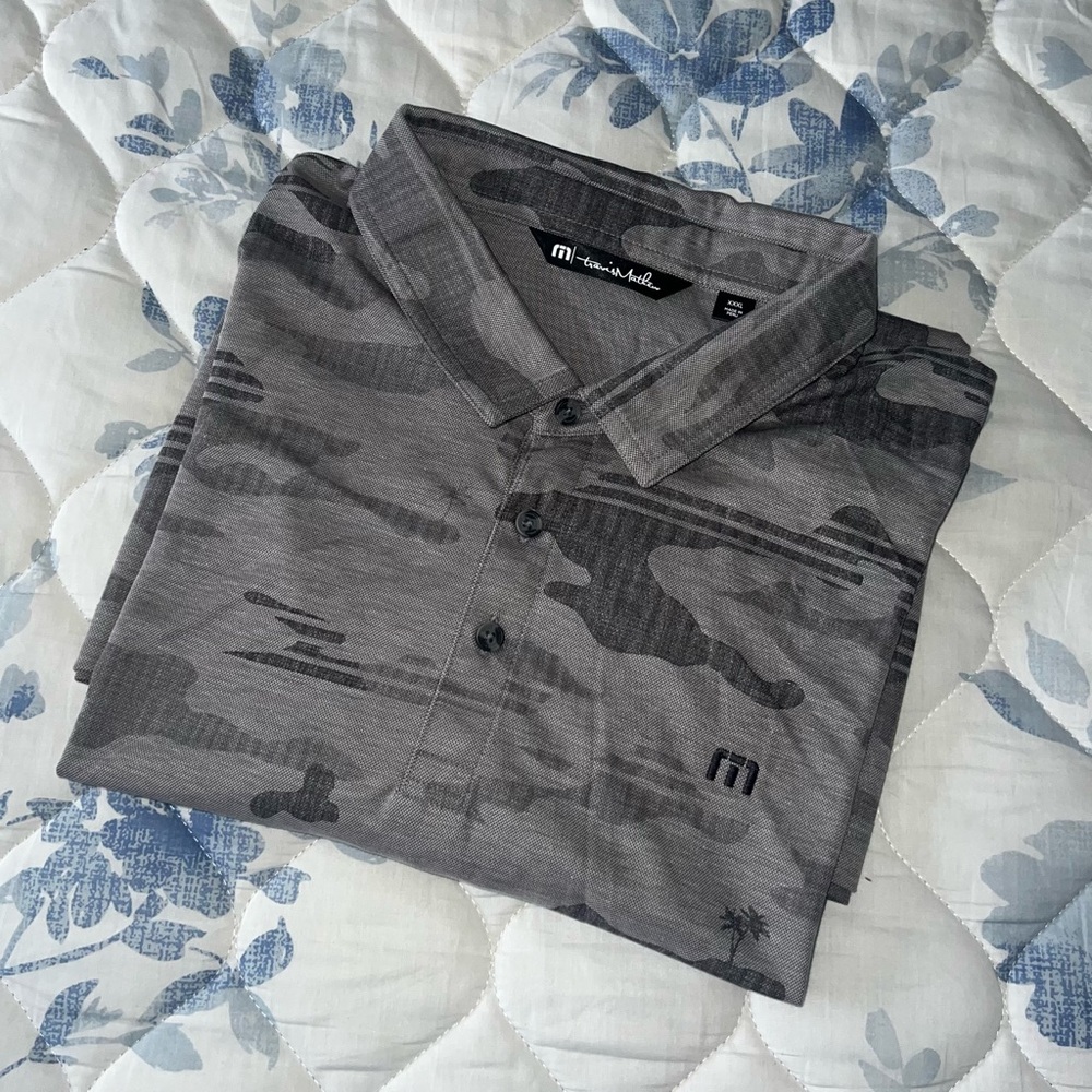 Travis Mathew Camo Golf Shirt